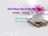 Unit 8  Boys Like to Play Ball  第二课时  课件