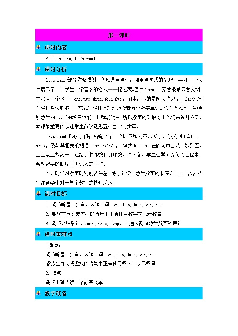 Unit 6 Happy birthday! Part A 第二课时 教案01