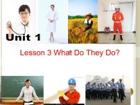 小学英语冀教版 (三年级起点)五年级上册unit 1 My familyLesson 3 What Do They Do?课堂教学课件ppt