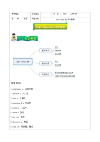 牛津上海版六年级上册unit 5 Open Day教案