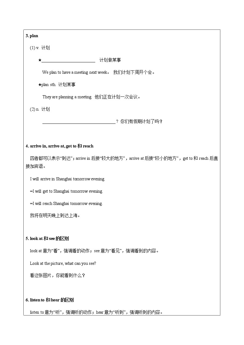牛津上海版六年级上册英语 Unit 5 Open day第3页