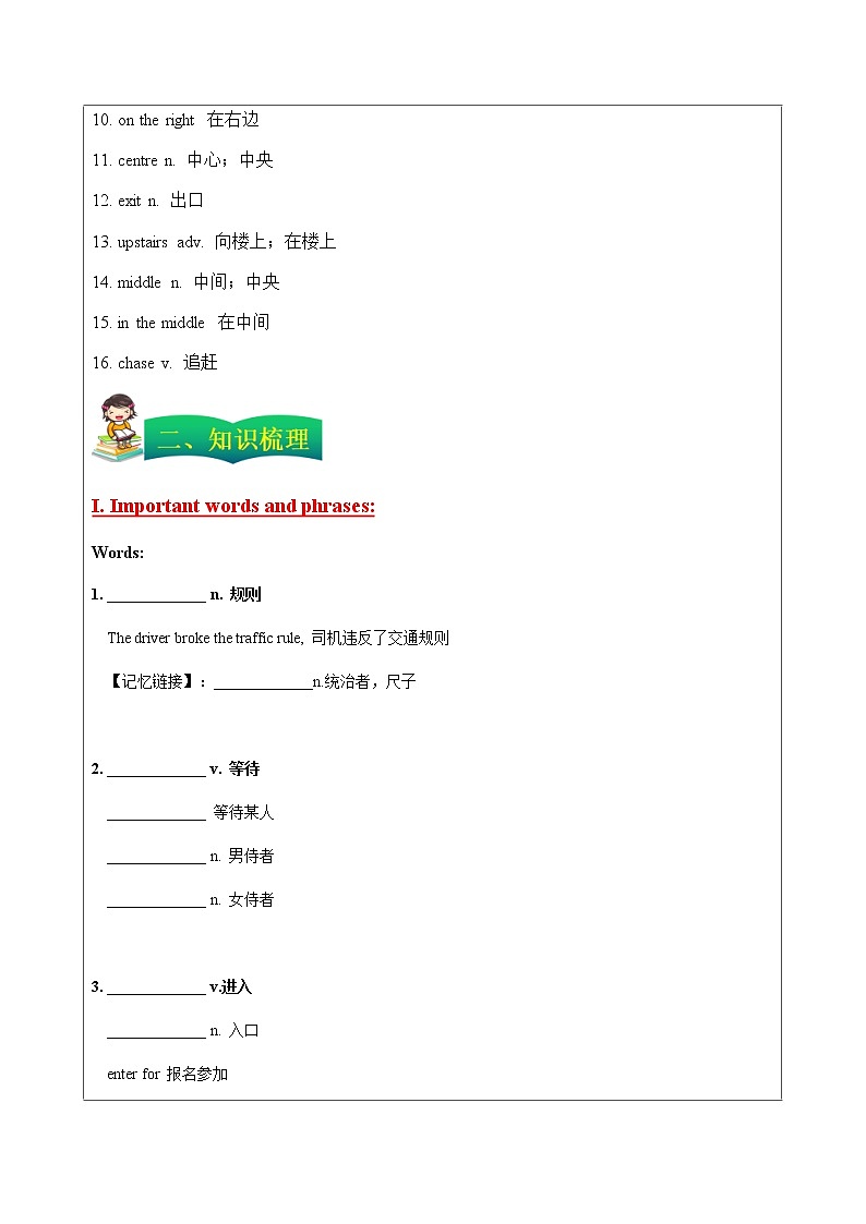 牛津上海版六年级上册英语 Unit 7 Rules round us第2页