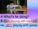 二年级下册英语课件- Module 3 Unit 2 Are you doing your homework？ 外研社（一起）