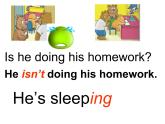 二年級下冊英語課件- Module 3 Unit 1 Sam isn’t tidying his room. 外研社（一起）