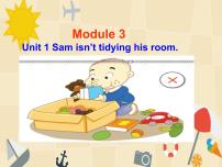 英语二年级下册Unit 1 Sam isn’t tidying his room.备课课件ppt