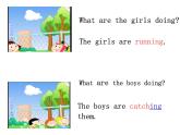二年級下冊英語課件- Module 5 Unit 2 What are the  kids  doing？外研社（一起）