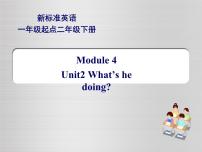 外研版 (一年级起点)二年级下册Unit 2 What's he doing?授课ppt课件