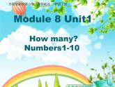 一年级上册英语课件- Module 8 Unit 1 How many？（Numbers1-10） 外研社（一起）
