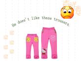 二年级上册英语课件- Module 4 Unit 2 He does't like these trousers.外研社（一起）