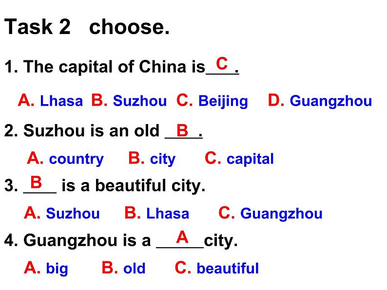 四年级下册英语课件- Module8 Unit 2 It's in the north of China.   外研社（一起）06