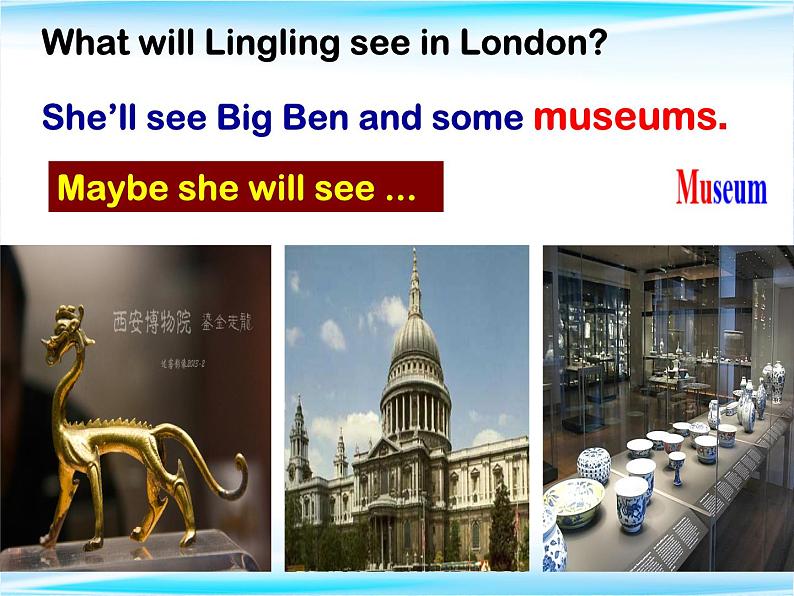 四年级下册英语课件- Module10 Unit 2 I’m going to visit London.  外研社（一起）04