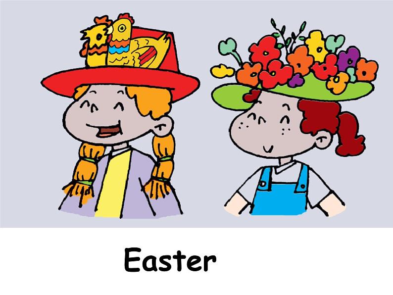 五年级上册英语课件- Module 3 Unit 2 Easter  is  in  Spring in the UK. 外研社（一起）第3页