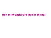 三年级下册英语课件- Module 7 Unit 2 How many apples are there in the box？   外研社（一起）