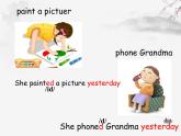 四年级上册英语课件- Module2 Unit 2 Amy painted a picture 外研社（一起）