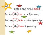 四年级上册英语课件- Module3 Unit1 She didn’t walk to school yesterday.外研社（一起）