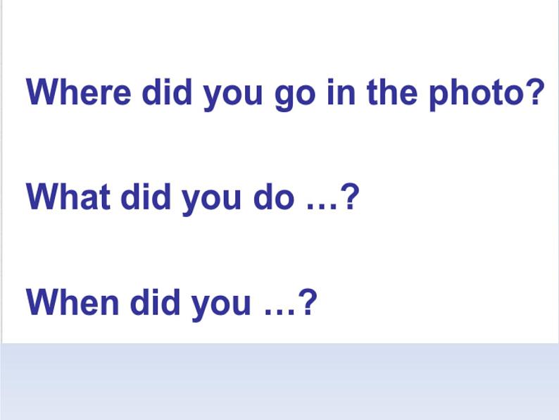 四年级上册英语课件- Module8 Unit2 Where did you go yesterday？外研社（一起）04