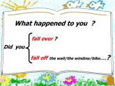 四年級(jí)上冊(cè)英語課件- Module9 Unit2 I bumped  my  head! 外研社（一起）