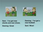 三年級 上冊英語課件- Module 6 Unit 1 I‘ve got new shorts and new shoes. 外研社（一起）