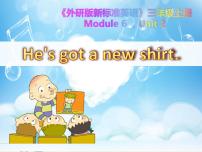 小学英语外研版 (一年级起点)三年级上册Unit 2 He’s got a new shirt.示范课ppt课件