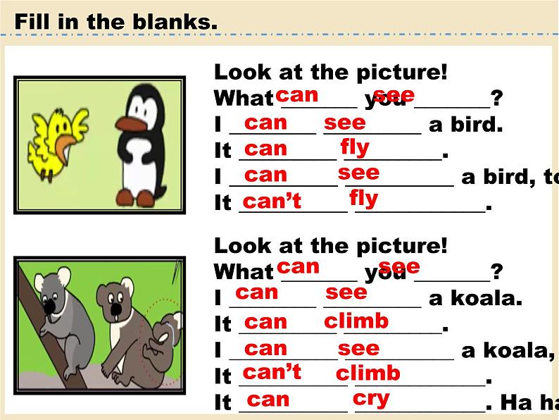 三年级上册英语课件- Module 4 Unit 2 What can you see？外研社（一起）第4页