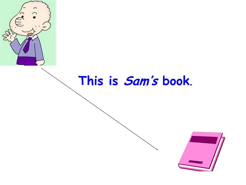 三年级上册英语课件- Module 8 Unit 1 This is  Sam’s book. 外研社（一起）06