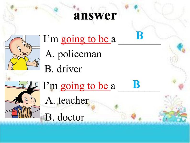 三年级上册英语课件- Module 9 Unit 2  I'm going to be a driver.   外研社（一起）06