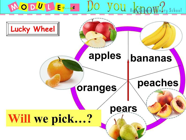 三年级下册英语课件- Module 4 Unit 1 We 'll pick fruit.外研社（一起）第7页