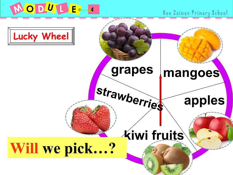 三年级下册英语课件- Module 4 Unit 1 We 'll pick fruit.外研社（一起）第8页