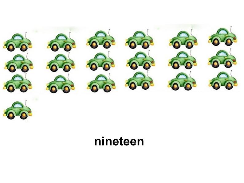 三年级下册英语课件- Module 4 Unit 2 Thirteen, fourteen, fifteen … 外研社（一起）第8页