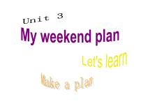 人教版 (PEP)六年级上册Unit 3 My weekend plan Part B图文ppt课件