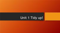 英语五年级下册Unit 1 Tidy up!评课ppt课件