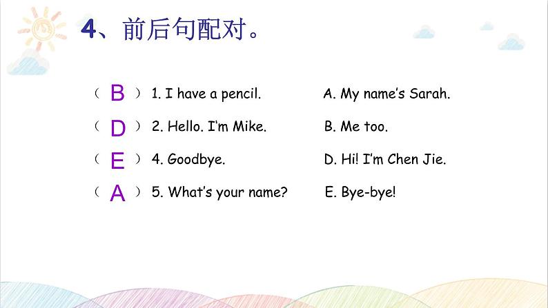 Unit 1 Hello! B Start to read 课件（含视频素材）06