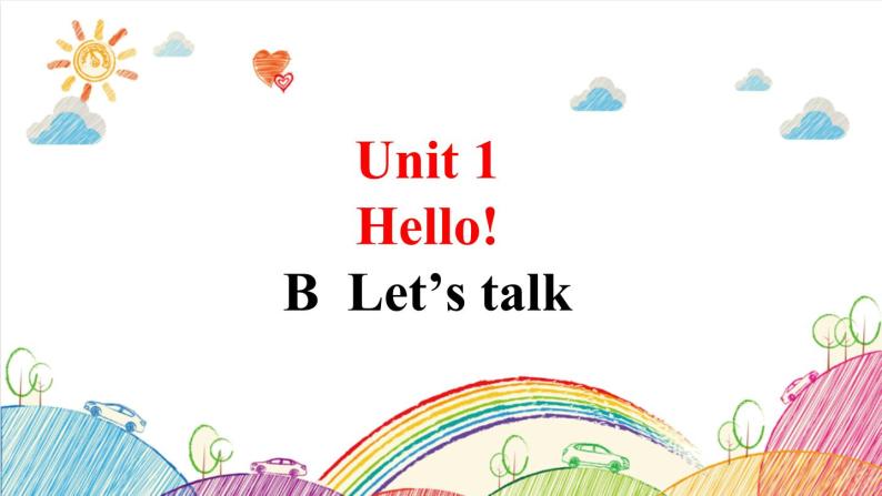 Unit 1 Hello! B Let's talk 课件（含视频素材）01