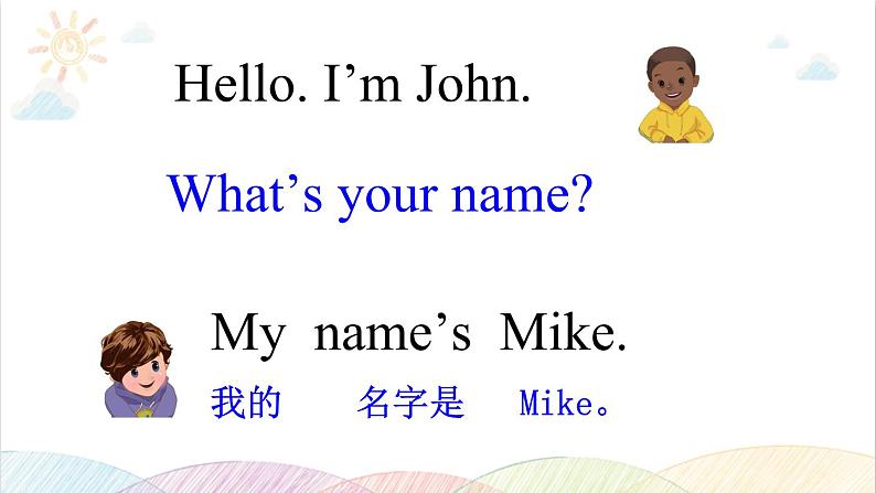 Unit 1 Hello! B Let's talk 课件（含视频素材）08