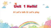 英语三年级上册Unit 1 Hello! Part A教课ppt课件