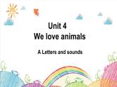 Unit 4 We love animals A Letters and sounds 课件（含视频素材）