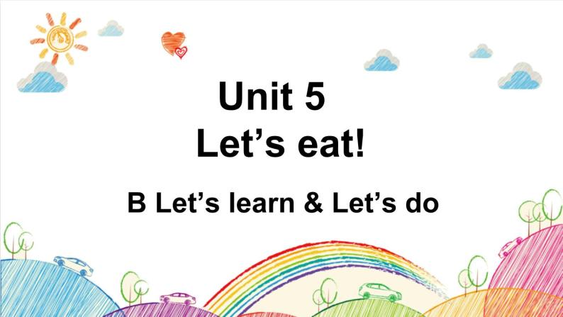 Unit 5 Let's eat! B Let's learn 课件（含视频素材）01
