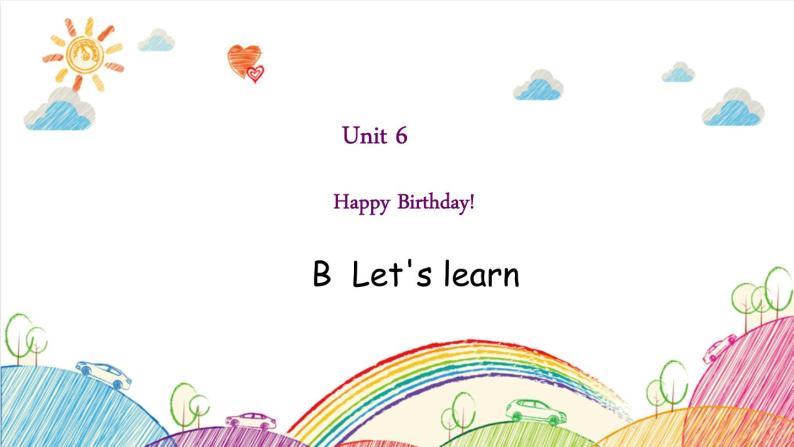 Unit 6 Happy birthday! B Let's learn 课件（含视频素材）01