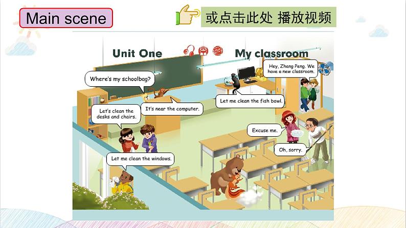 Unit 1 My classroom Part A Let's talk 课件（含素材）03