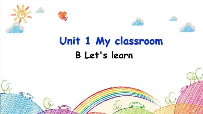 Unit 1 My classroom Part B Let's learn 课件（含素材）01