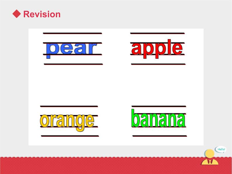 人教版新起点1年级上Revision 2 第1课时 课件04