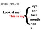 人教版 (PEP) / 三年级上册Unit 3 Look at me! / Part A 课件