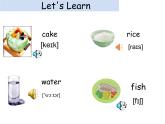 人教版（PEP）三年级上册课件unit 5 Let's eat B Let's learn