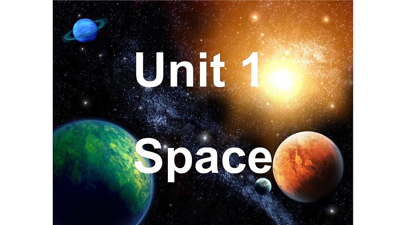 北师大版（三年级起）六年级上Unit 1《Space》PPT课件01