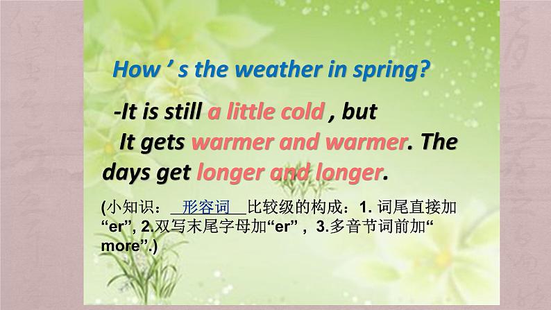 人教版（精通）小学英语六年级上 Unit 6 There are four seasons in a year Lesson 31 PPT课件08