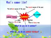 人教版（精通）小學英語六年級上 Unit 6 There are four seasons in a year Lesson 34 PPT課件