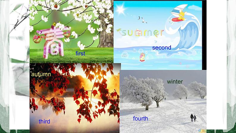 人教版（精通）小学英语六年级上 Unit 6 There are four seasons in a year Lesson 35 PPT课件02