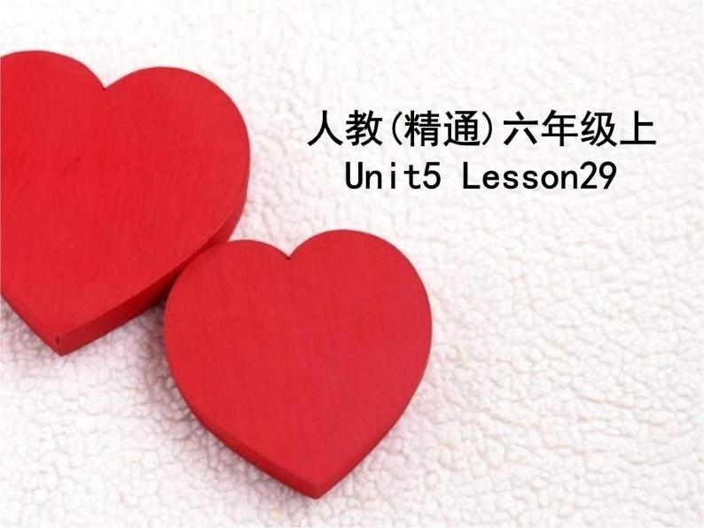 人教版（精通）小学英语六年级上 Unit 5 July is the seventh month Lesson 29 PPT课件01