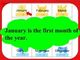 人教版（精通）小学英语六年级上 Unit 4 January is the first month Lesson 19 PPT课件