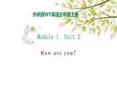 Module1 Unit 2 How are you 课件（29PPT）